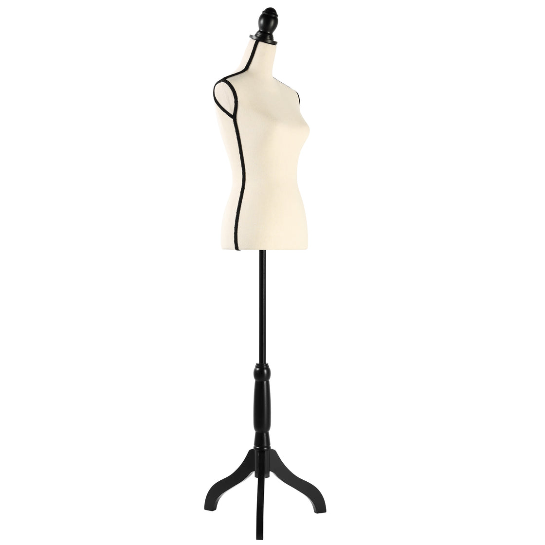 Female Dress Form Mannequin Body Torso Stand with Adjustable Height Stand